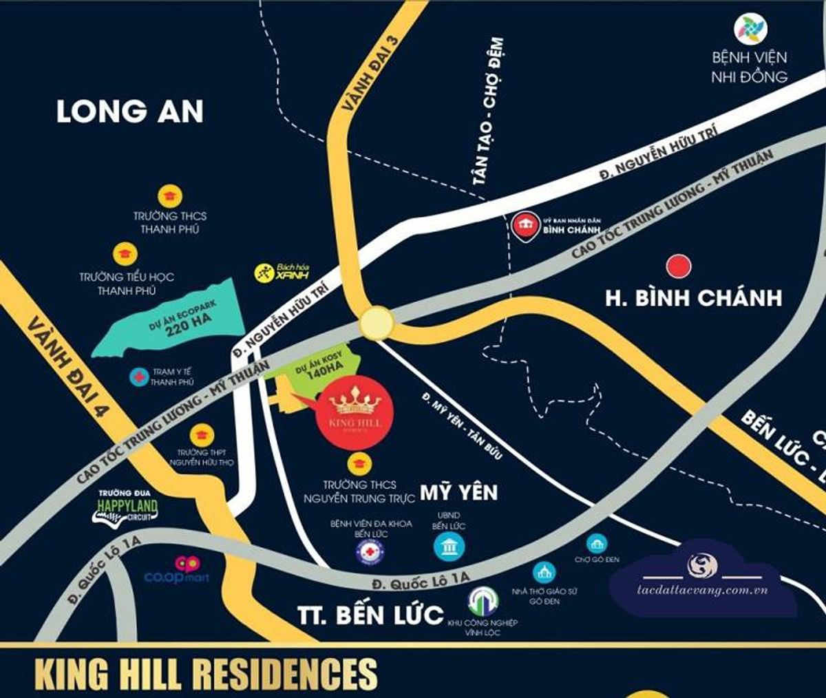 Vị trí khu dân cư King Hill Residences