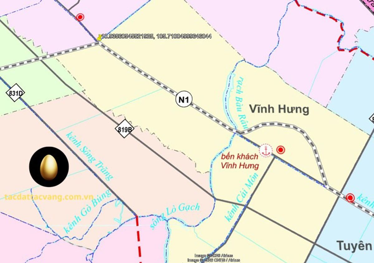 Bản đồ quy hoạch Quốc lộ N1