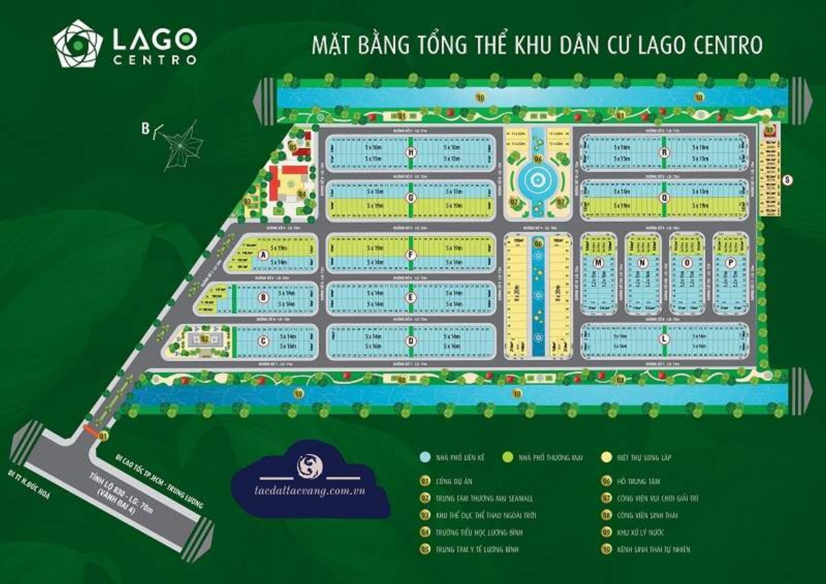 Mặt bằng dự án Lago Centro