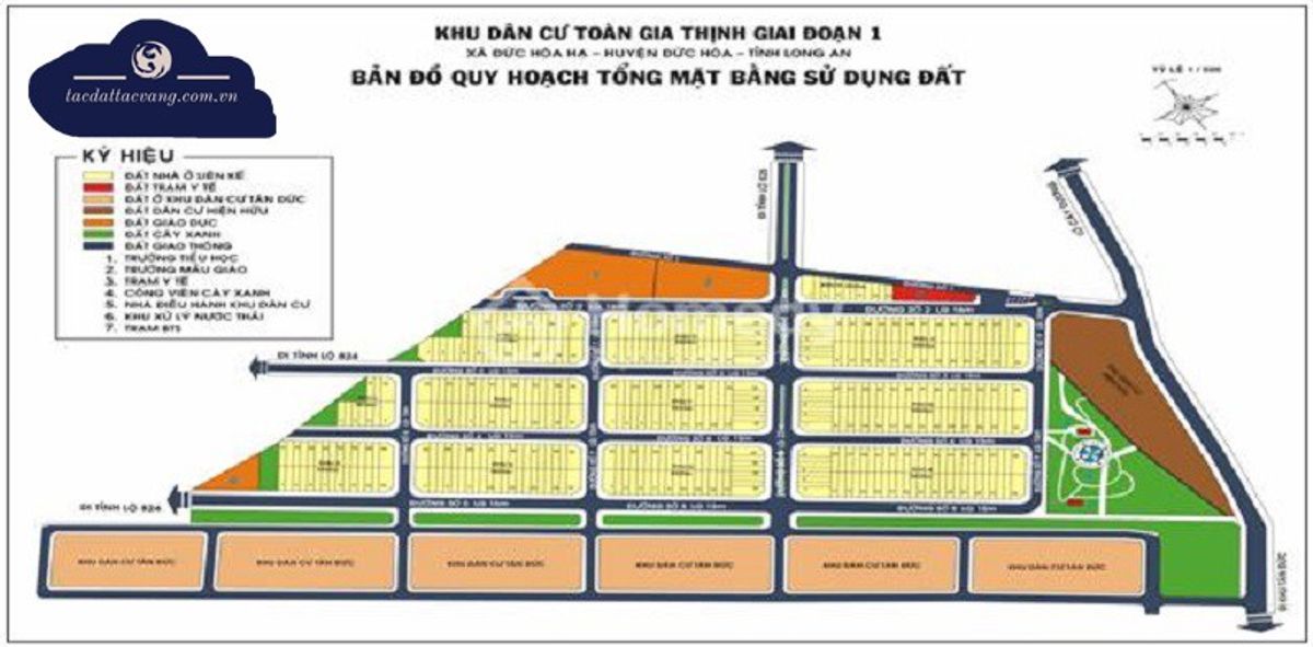 Mặt bằng KDC Đức Hòa Residence