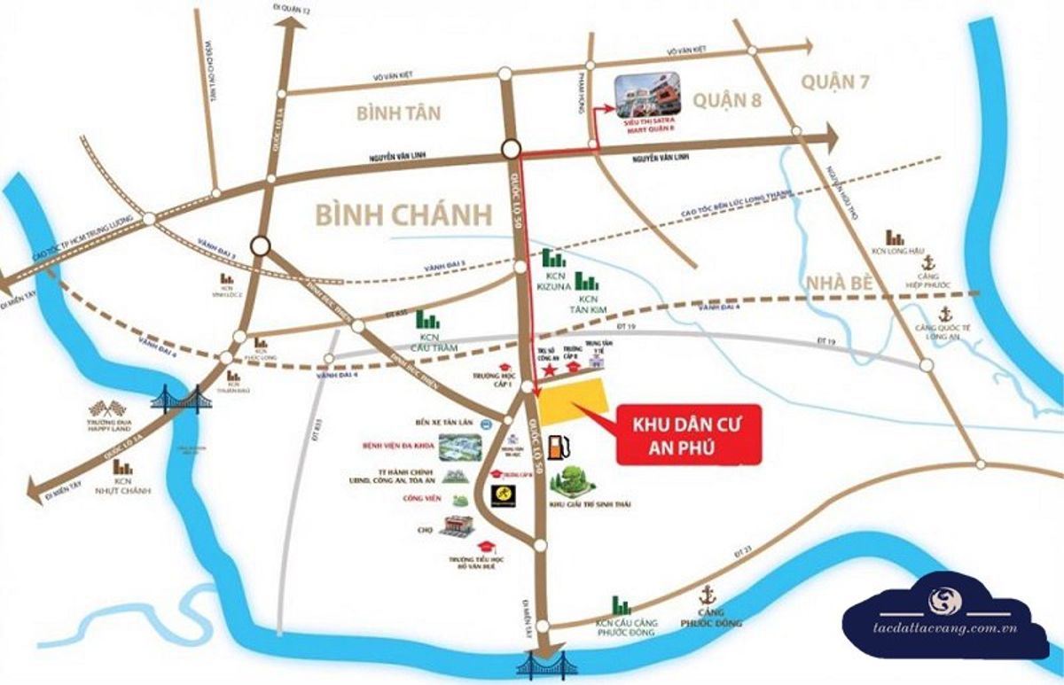 Vị trí khu dân cư An Phú Center