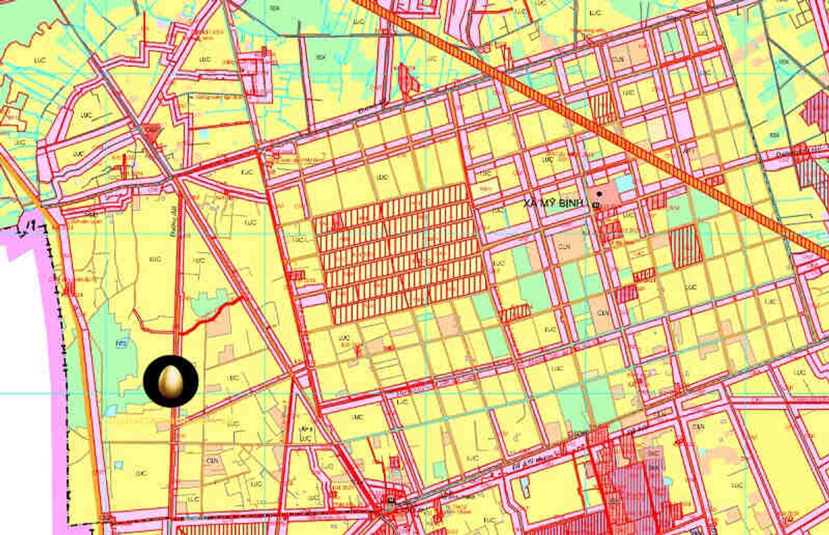 Bản đồ Quy hoạch sử dụng đất Xã Mỹ Bình