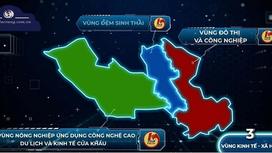 3 vùng kinh tế - xã hội tỉnh Long An