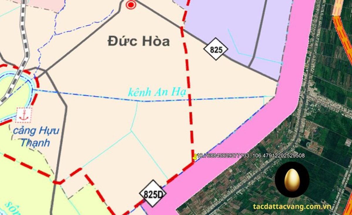 Bản đồ trục động lực Đức Hòa