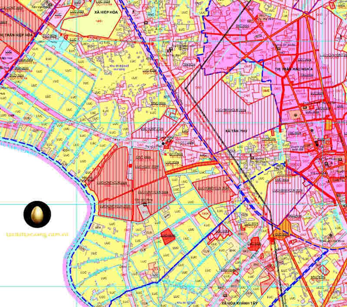 Bản đồ Quy hoạch sử dụng đất Xã Tân Phú