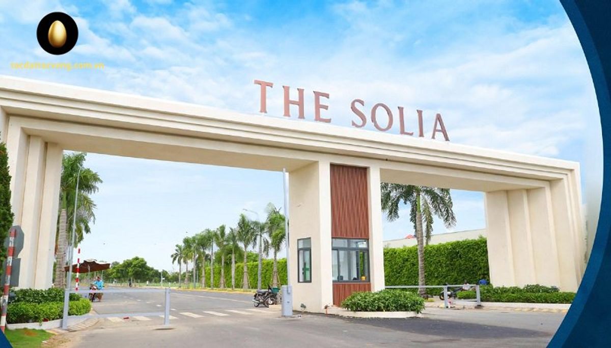 Cổng dự án The Solia Bến Lức