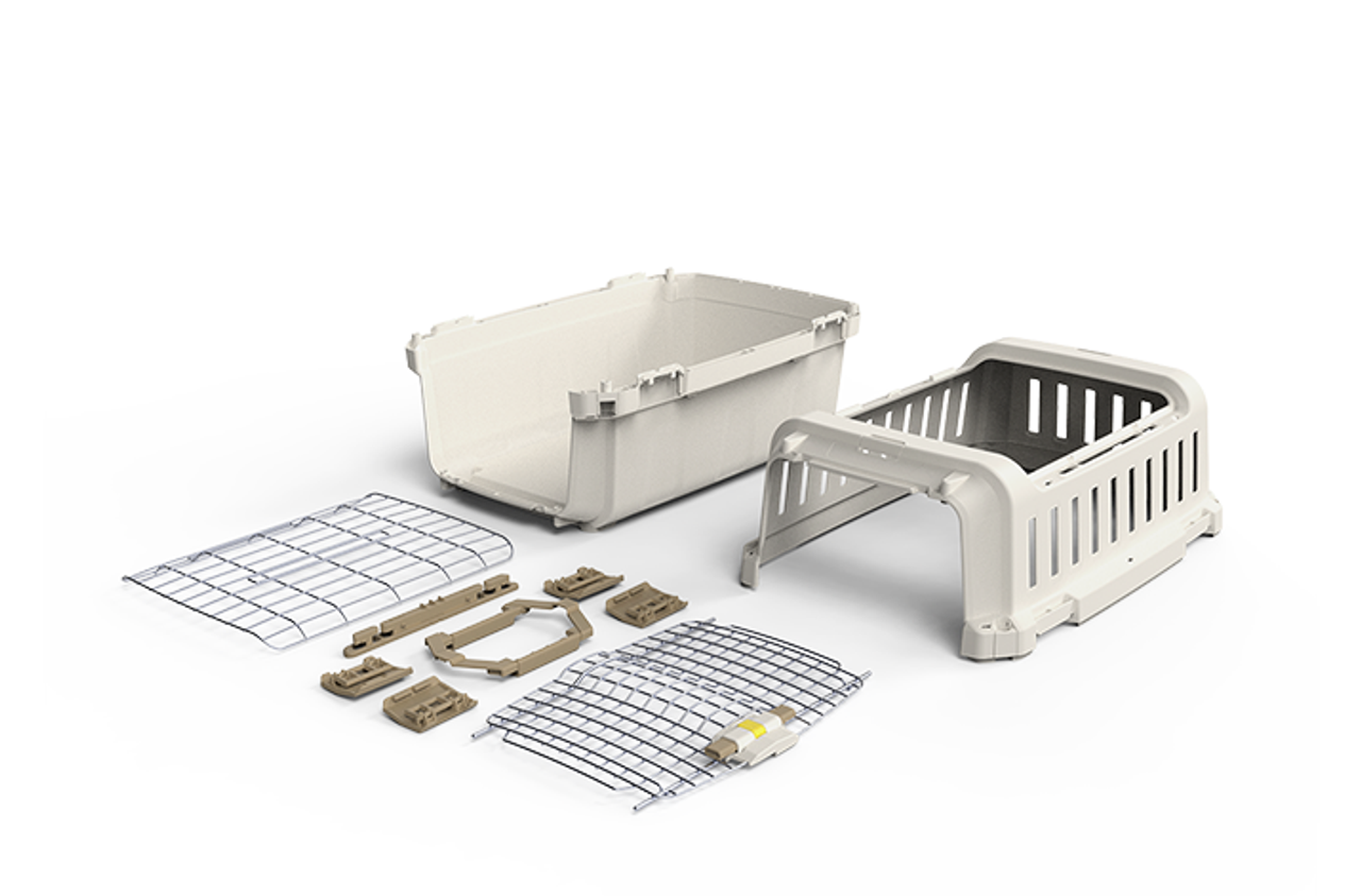 Exploded view of the carrier parts