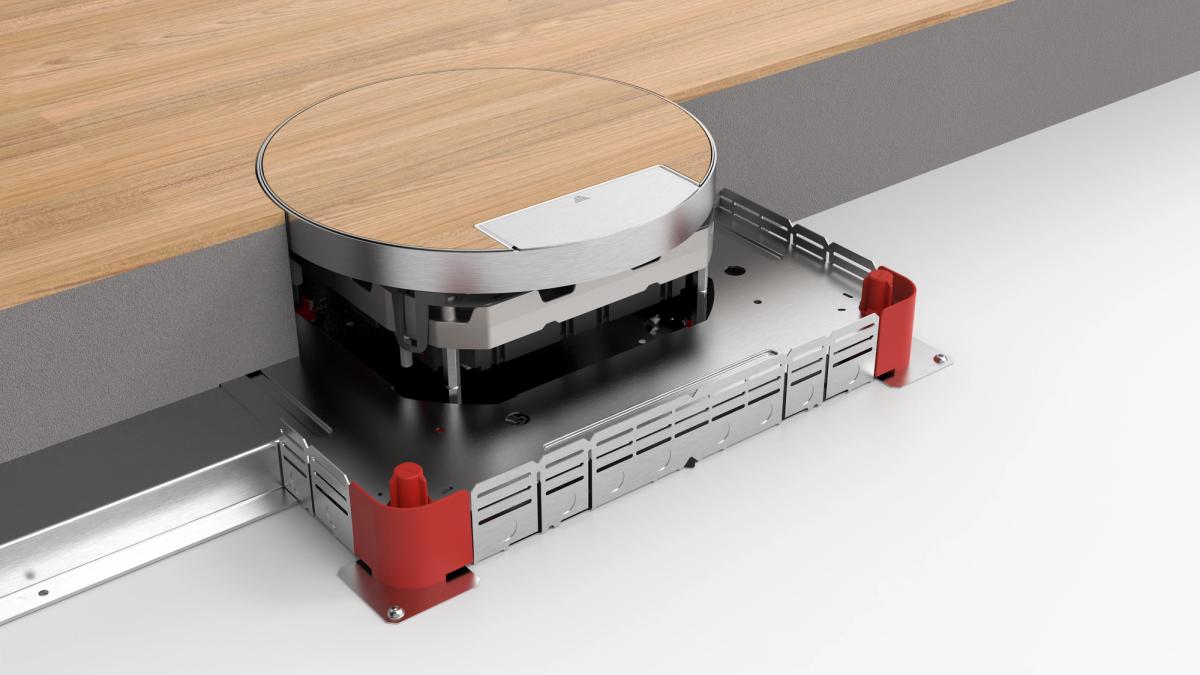 Range of floor boxes