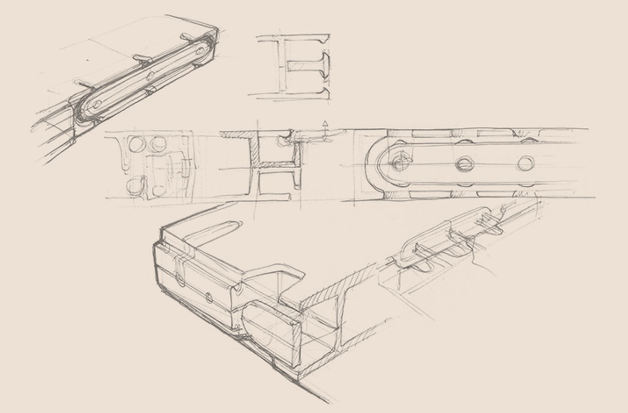 Concept sketches of the lift module