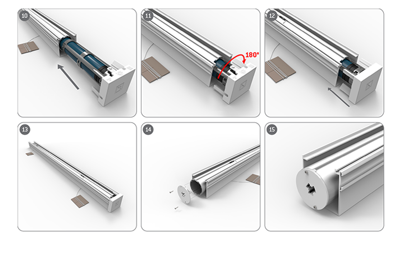 Installation steps from the Maxi-E manual