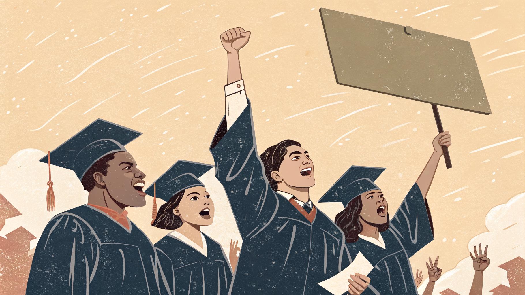 What's with all the videos of college graduates booing AI? - ABC News