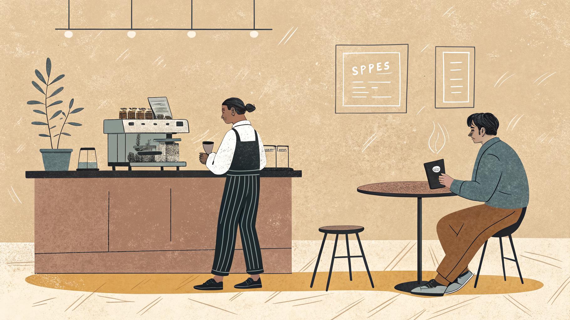 The barista is human but an AI agent runs this experimental Swedish cafe | WBEN - Audacy