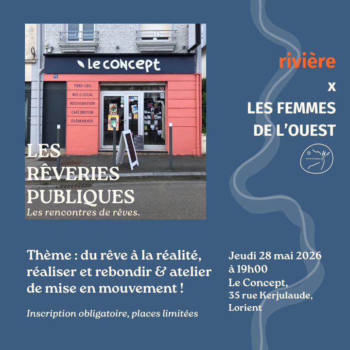 Affiche Rêverie Publique #5 avec Les Femmes de l'Ouest à Lorient