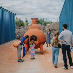 Gabriel Chaile Adobe Oven Fire | Tinworks