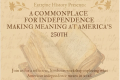 A Commonplace for Independence: Making Meaning at America’s 250th | Tinworks