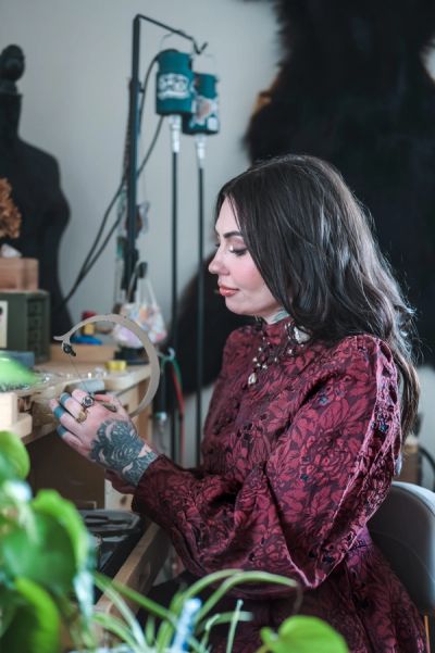 The Sentimental Object: Hair Jewelry & Mourning Adornment with Kristen Hedge | Tinworks