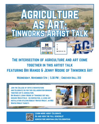 Agriculture as Art: Tinworks Artist Talk | Tinworks