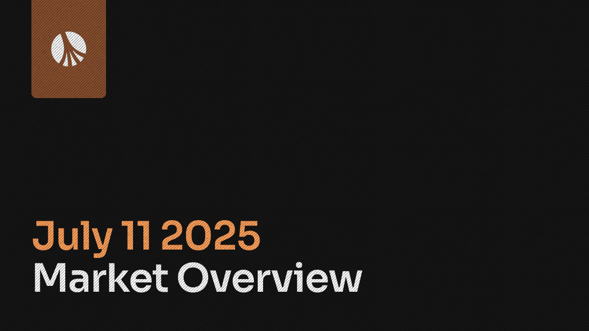 Market Overview: July 11, 2025