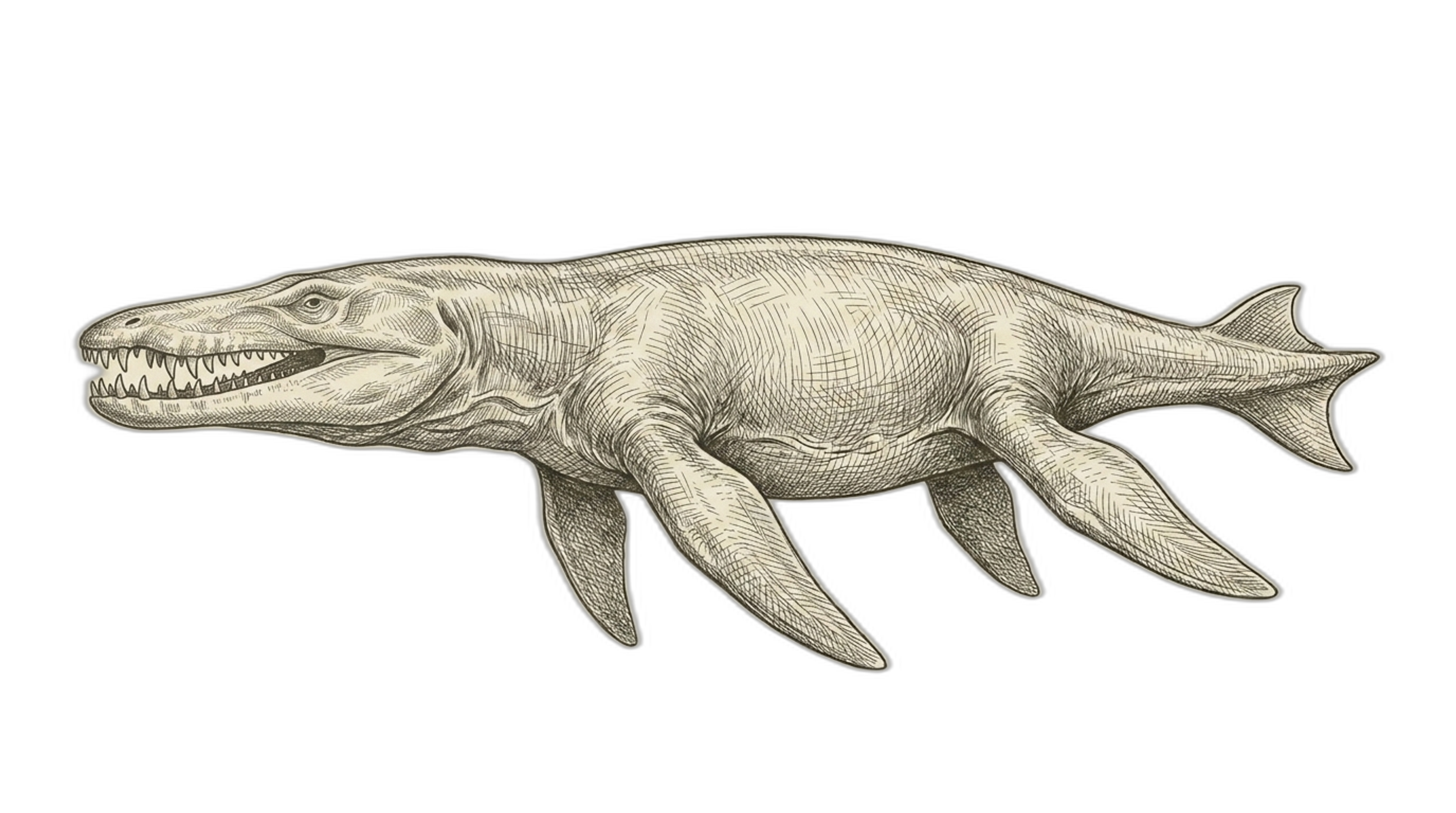 AI Reconstruction of Kronosaurus queenslandicus, generated in 2026