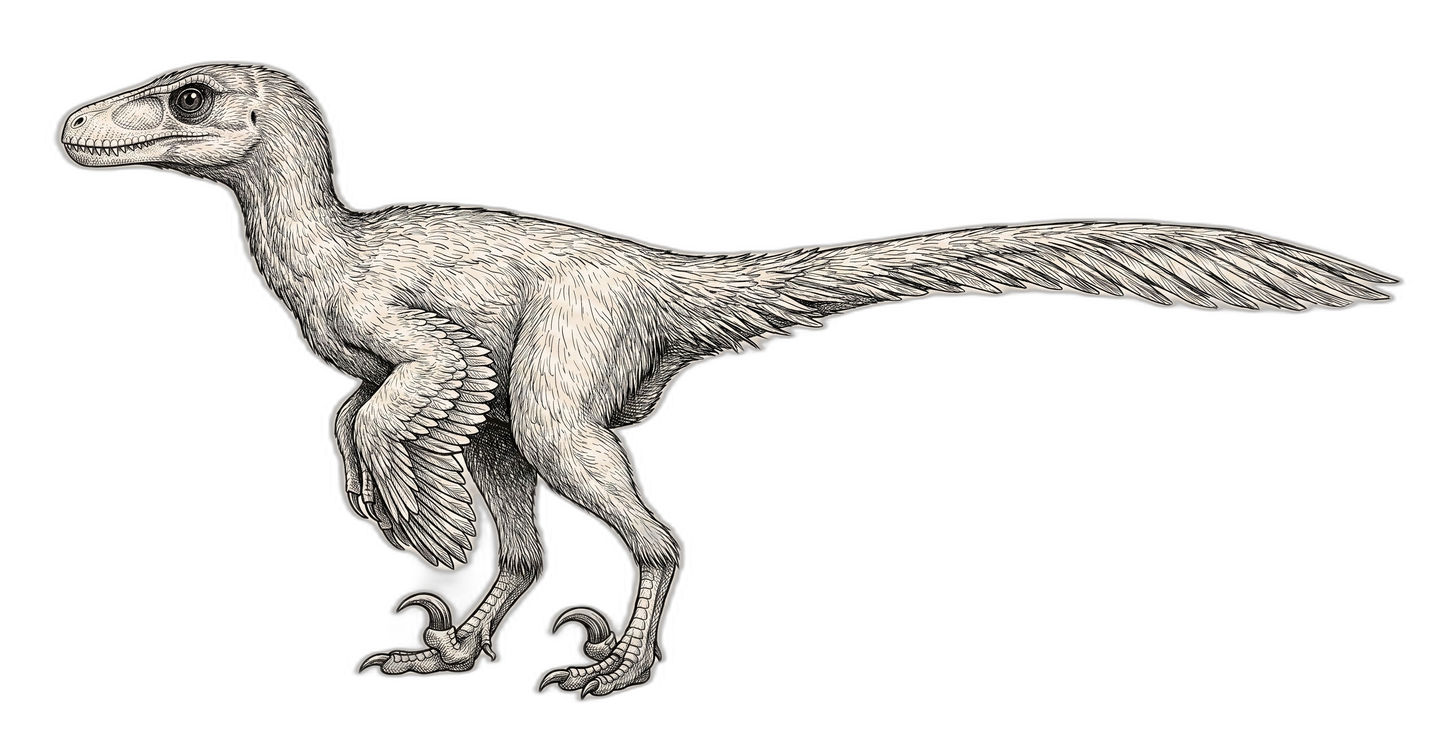 Illustration of Bambiraptor feinbergorum Illustration of Bambiraptor feinbergorum