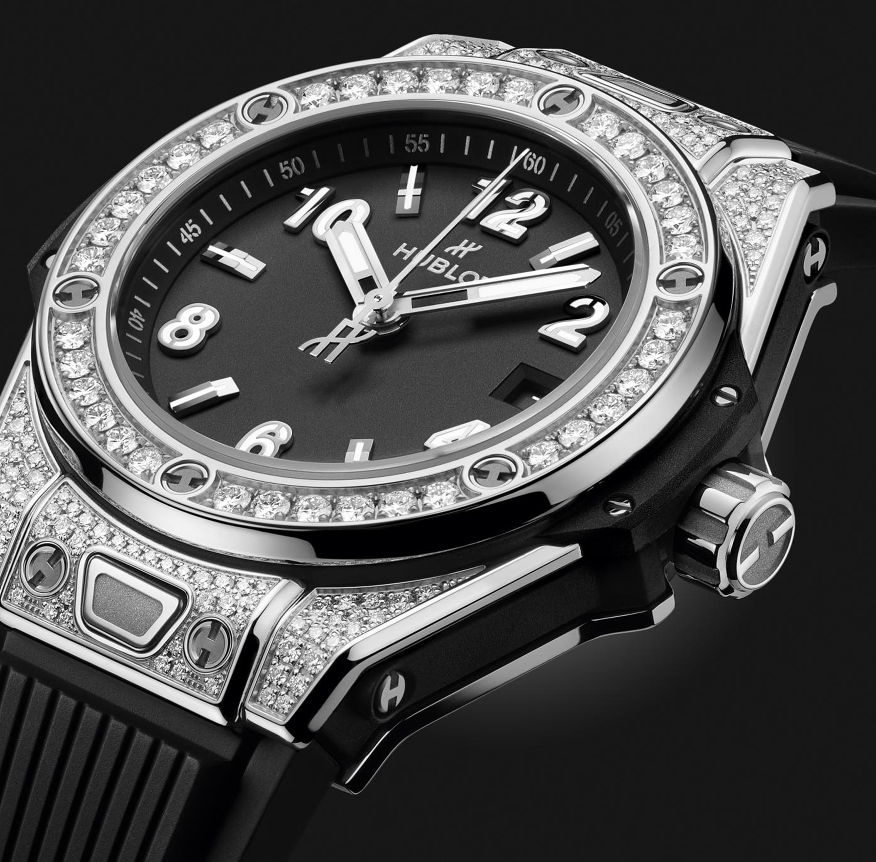 Hublot Big Bang One Click Steel Pavé 33MM — view 3