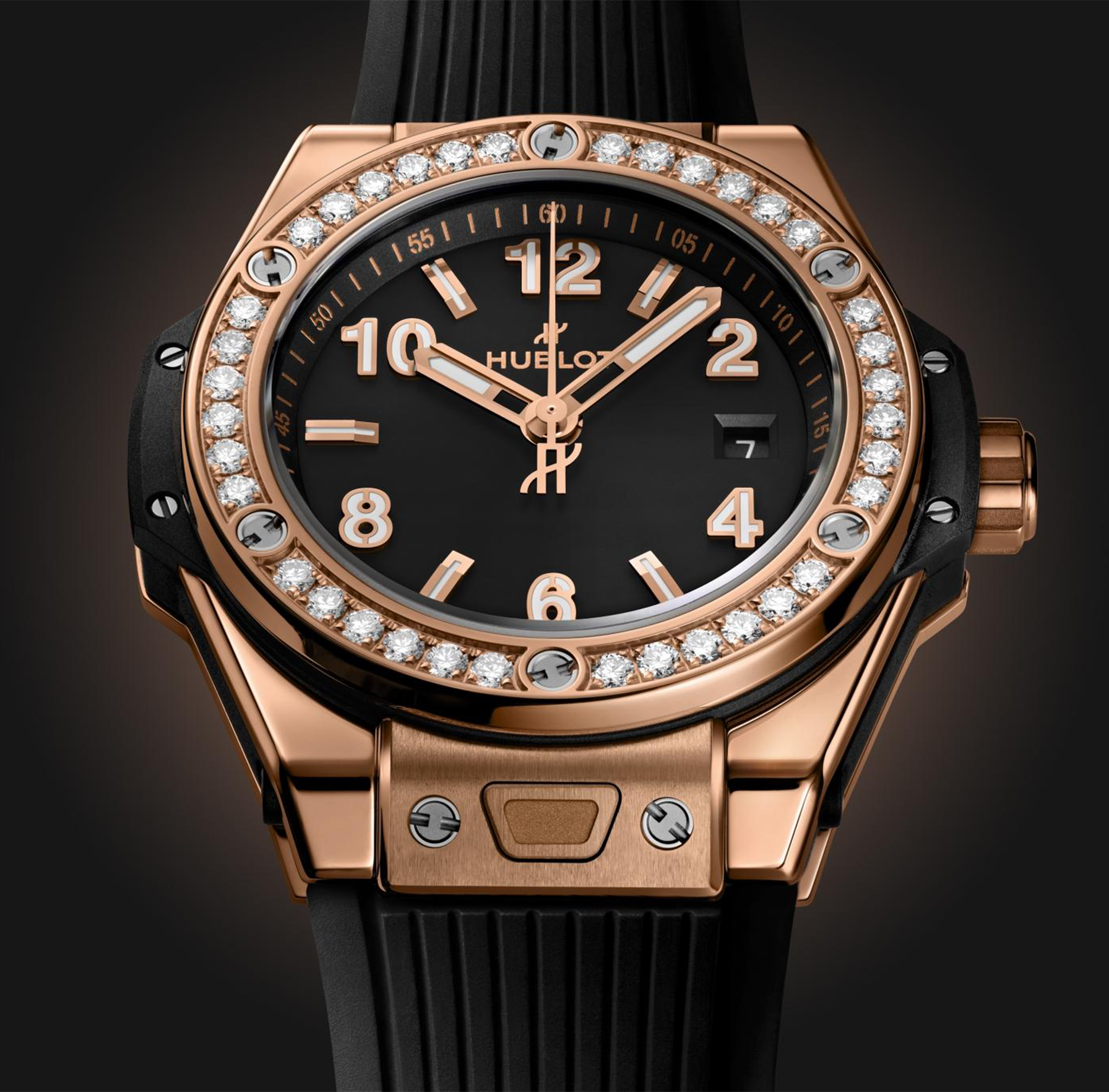 Hublot Big Bang One Click King Gold Diamonds 33MM — view 2