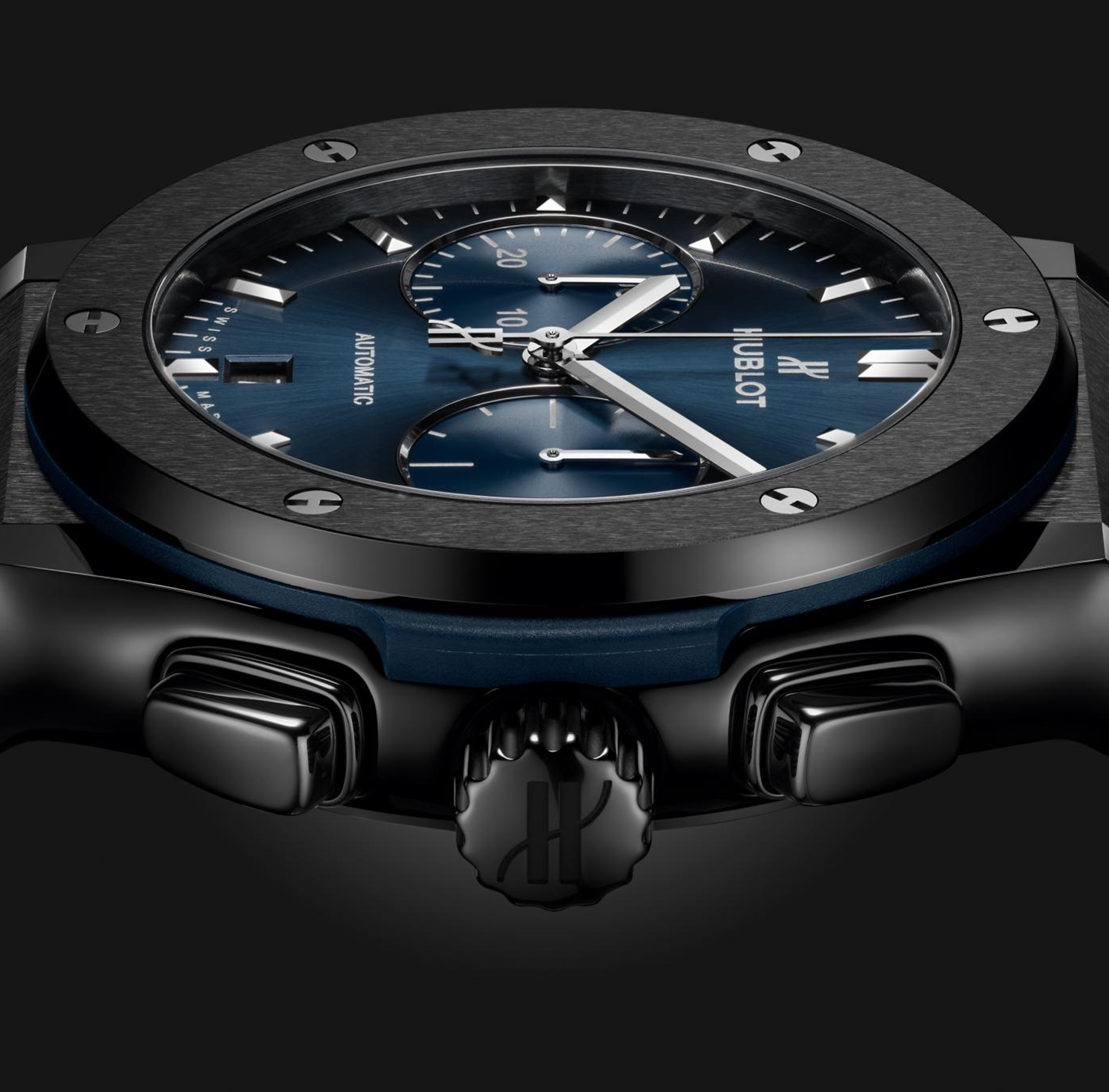 Hublot Classic Fusion Ceramic Blue Chronograph 45MM — view 4
