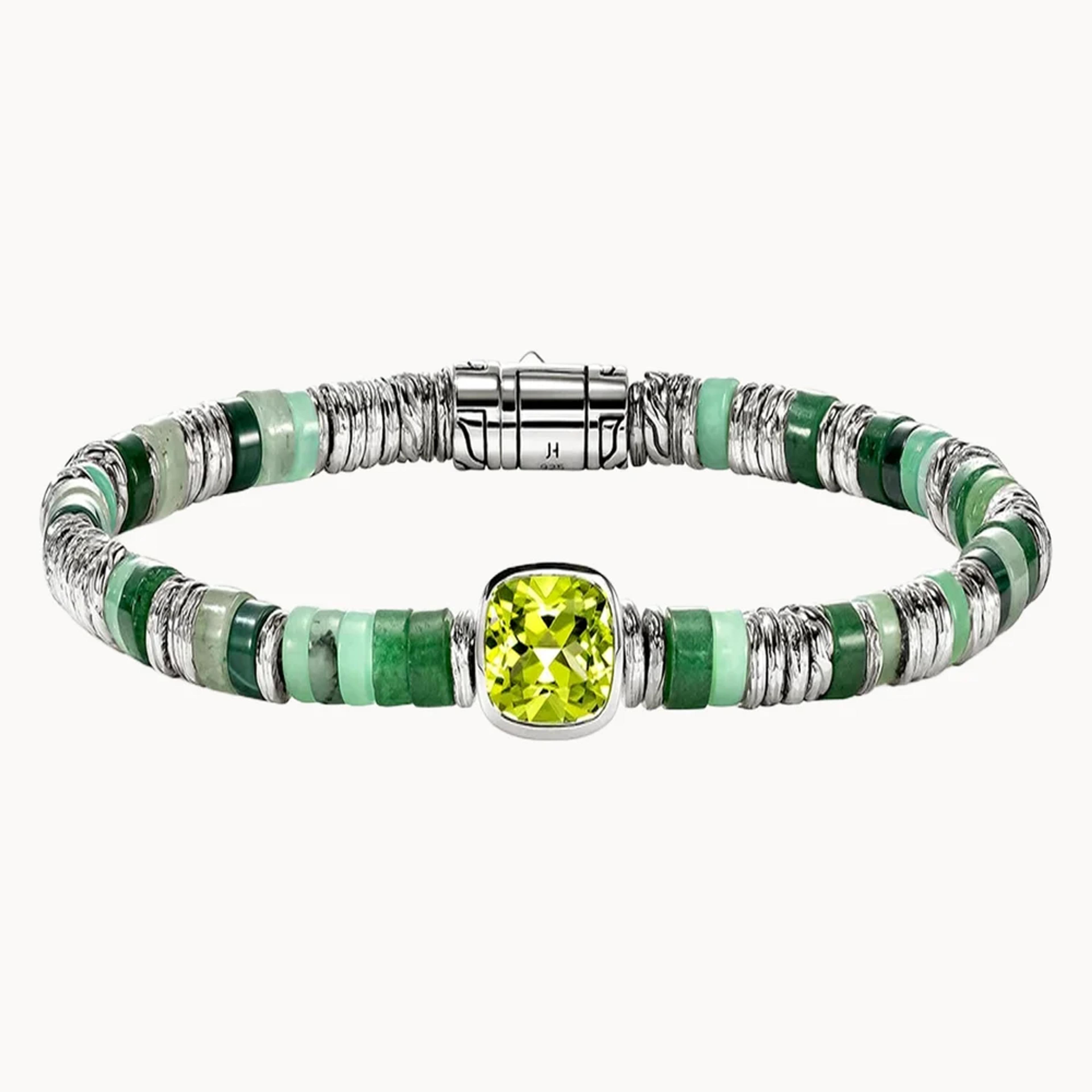 John Hardy Heishi gem bracelet
