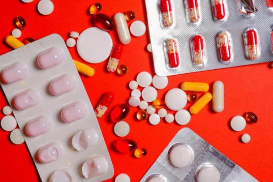 White and Red Medication Pill Pack