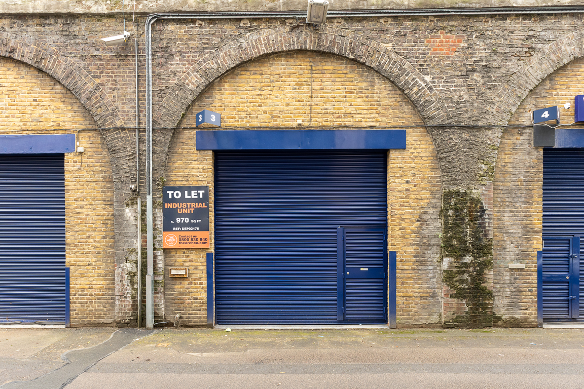 The front of an arch.