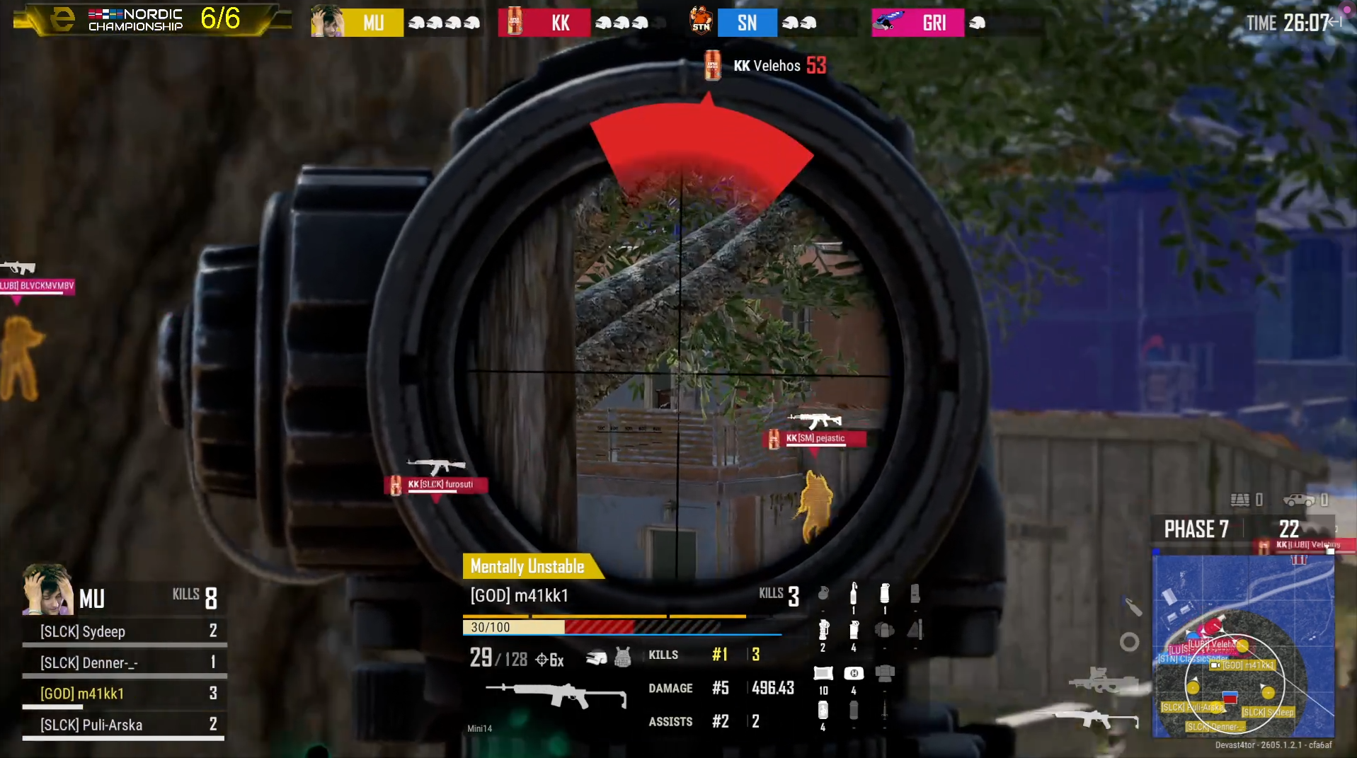 NC26 - 1 Div - R4 - Mentally Unstable