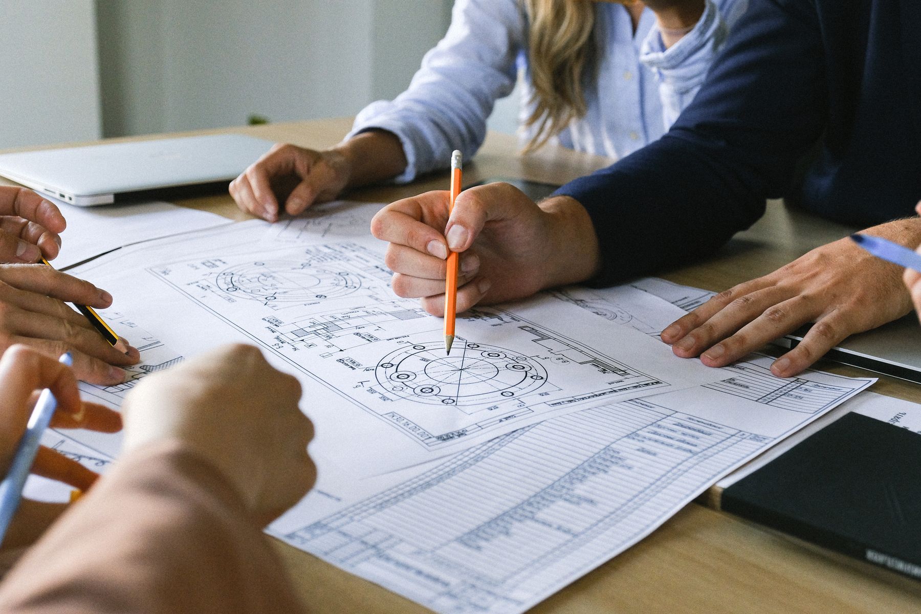 Evidence reviewed together Advisers reviewing technical plans together