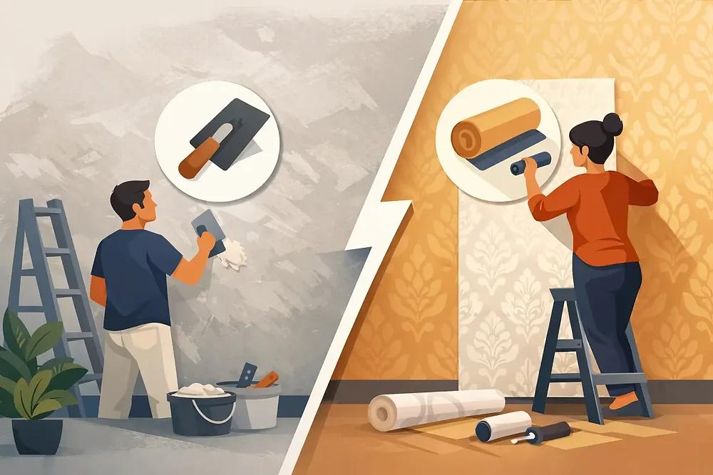 Venetian Plaster vs Wallpaper: Which Wins?