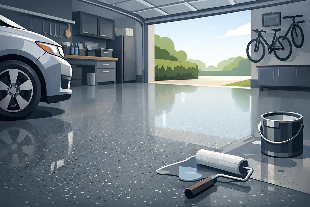Seamless Garage Floor Coating That Looks Better