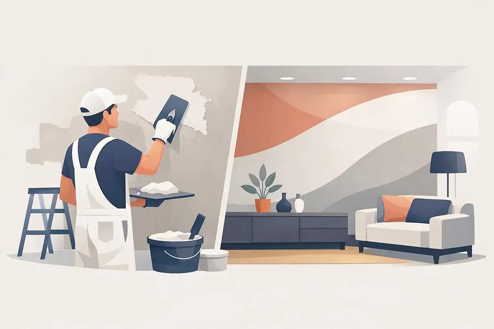 Feature Wall Plastering Service That Lasts