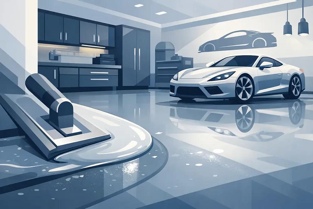 High Build Garage Floor for Premium Garages