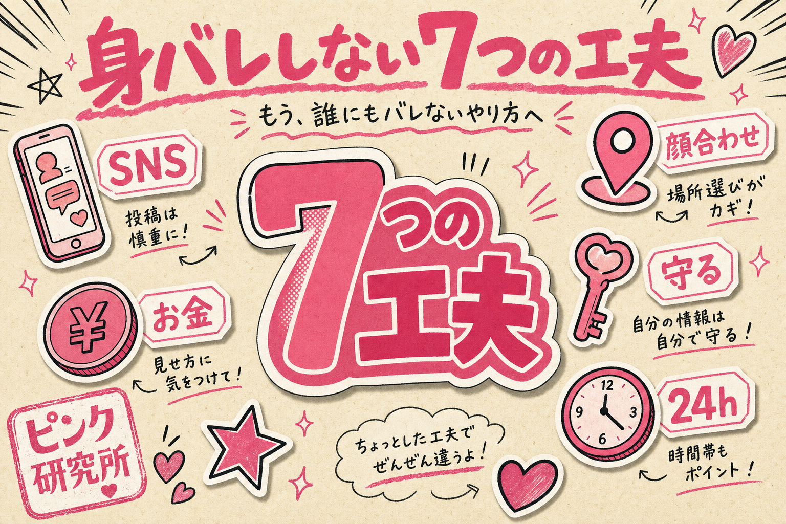 パパ活で身バレしない7つの工夫｜SNS・顔合わせ・お金の流れを全部見直す