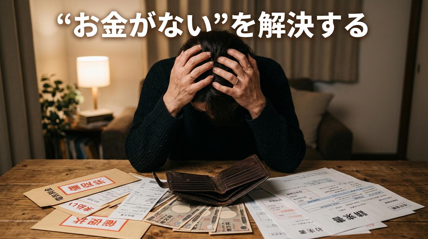 「お金がない」をレベル別に整理した。月1万足りない人と借金まみれの人では、やるべきことが全然違う