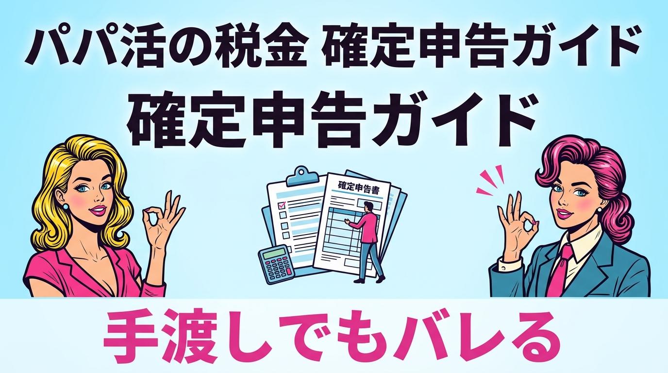 パパ活のお手当、確定申告してないとバレる？──手渡しでも逃げられない5つの理由