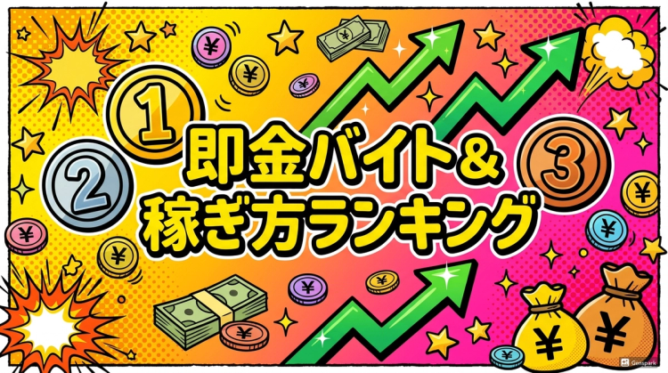 稼ぎ方大全ー即金バイト・稼ぎ方ランキング ── 即金性編 「今日お金が必要」を解決する
