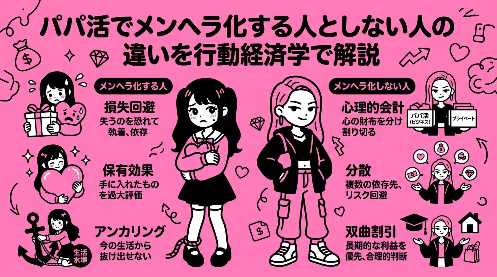 パパ活の金銭感覚、狂う人と狂わない人の違い。行動経済学が教える"お金の脳バグ"の防ぎ方