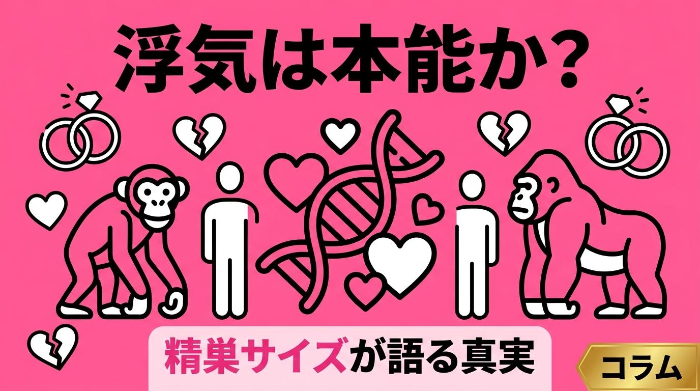 人類の精巣は「浮気する設計」になっている。進化生物学が暴く、一夫一妻制の不都合な真実