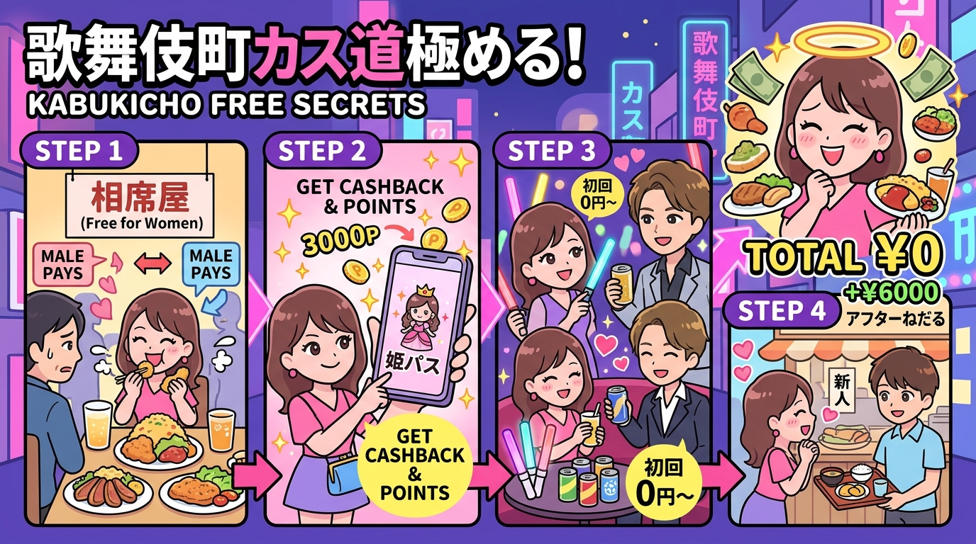 無課金で歌舞伎町を遊ぶ方法