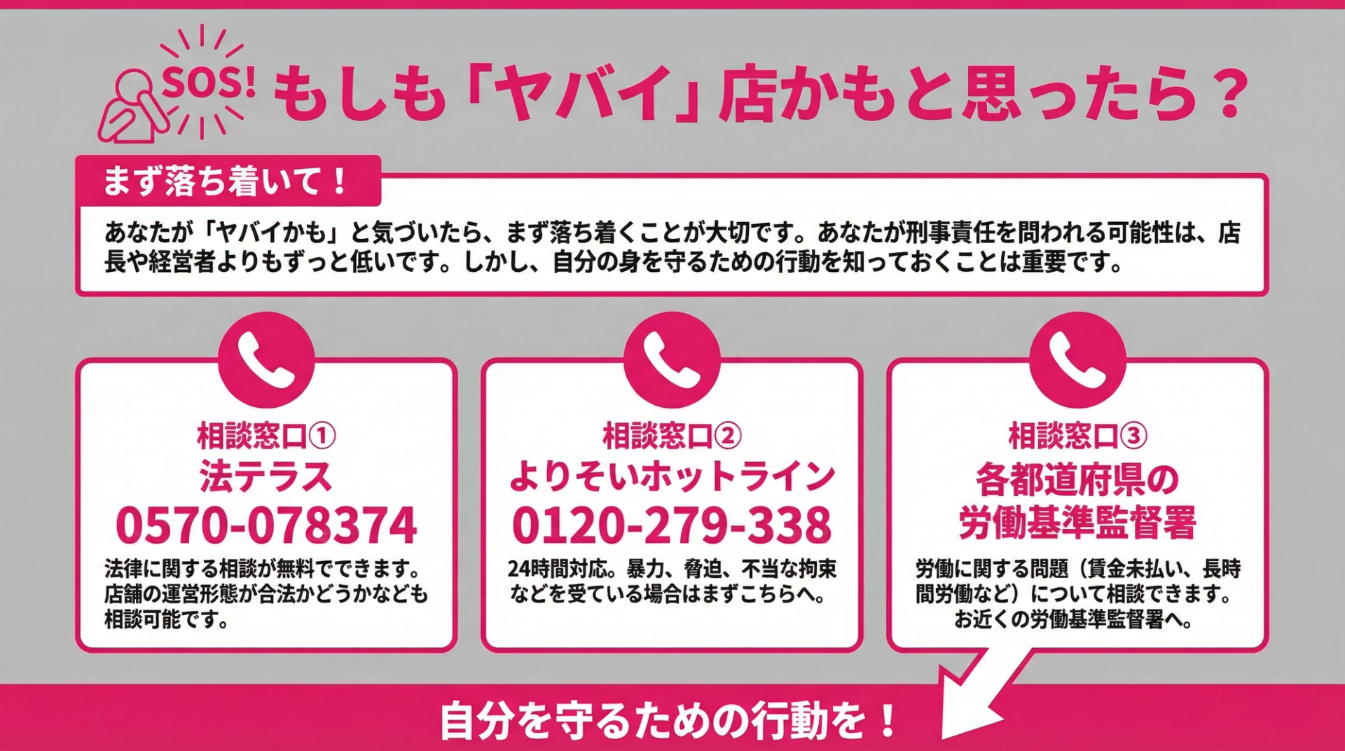 もしも「ヤバイ」店かもと思ったら？