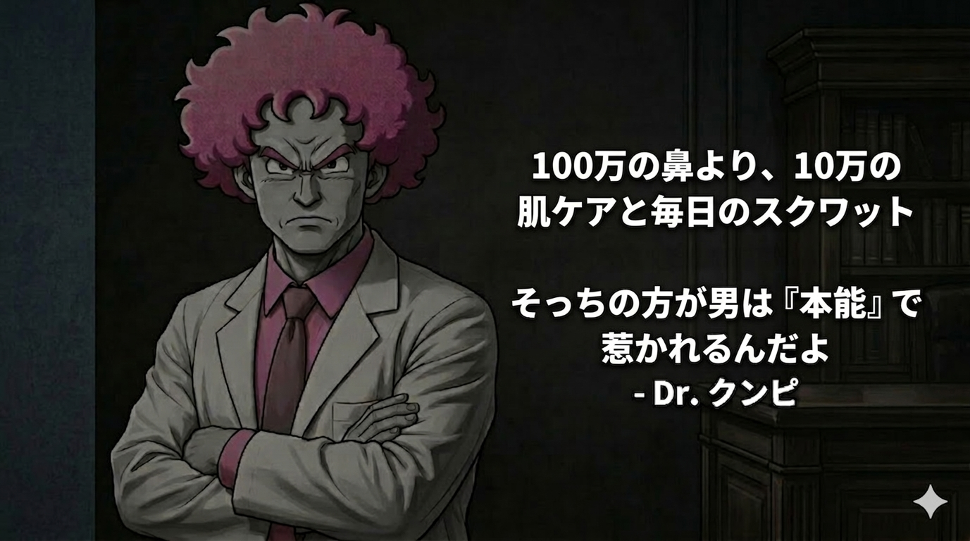 整形は「地盤改良」が済んでから。デブと汚肌をメスで誤魔化すな
