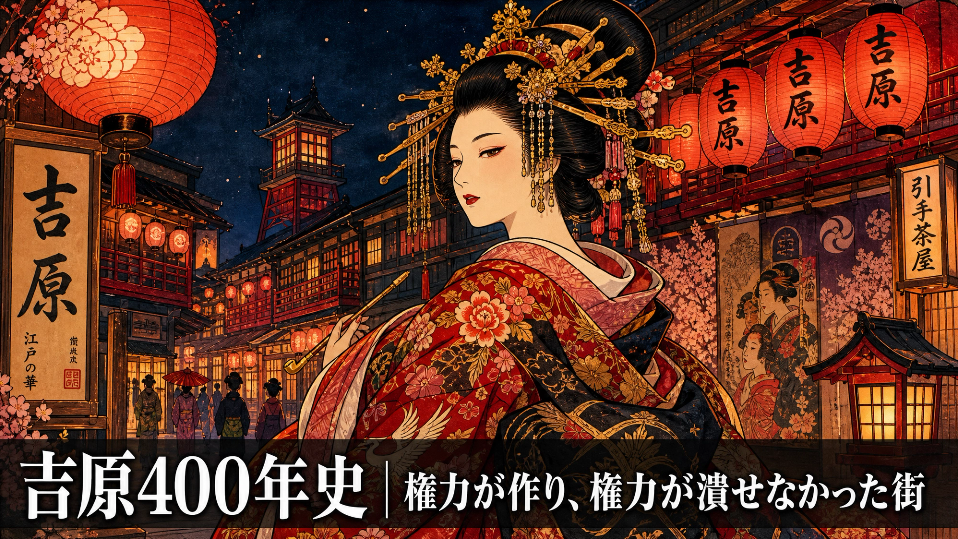 吉原400年史｜権力が作り、権力が潰せなかった街