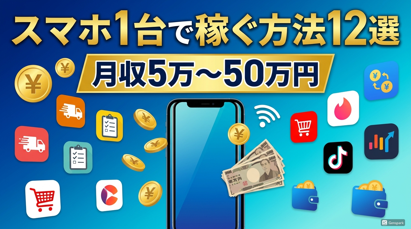 スマホ１台で稼ぐ