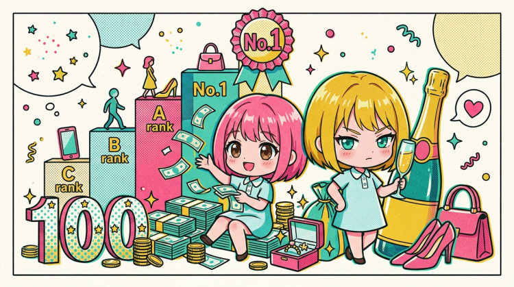 キャバ嬢の月収、ぶっちゃけいくら？ 未経験20万円〜No.1は月収1億超の世界