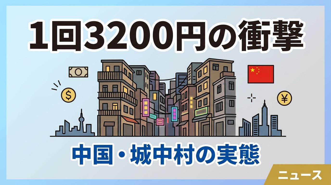 中国・城中村の「1回3200円」は本当か──5500万人が暮らすスラム風俗の実態