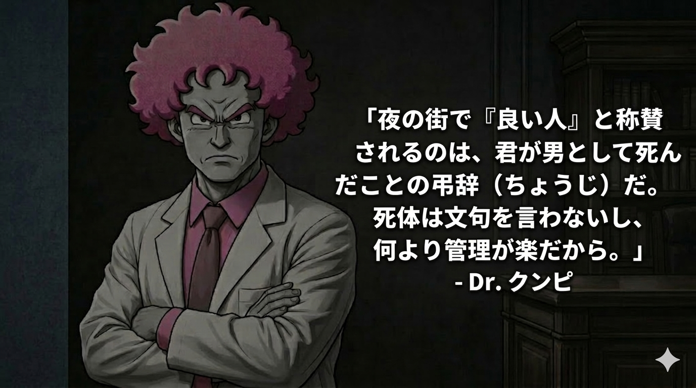 夜職の「良い客すぎるよ」展 〜その優しさは、聖域か。それとも単なる背景（モブ）か〜